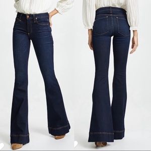 🍉 Alice + Olivia Kayleigh High Waist Bell Bottom Jeans, Denim Trousers